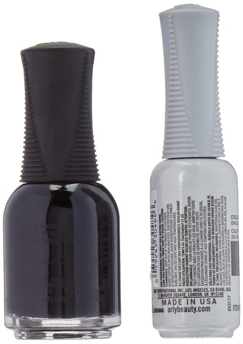 Orly Perfect Pair Matching Lacquer and Gel Duo Kit, Liquid Vinyl