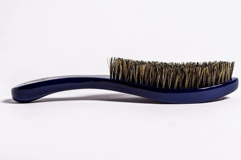 Crown Quality Products Original Contour 360 Wave Brush - MEDIUM (Royal Blue) Hairbrush