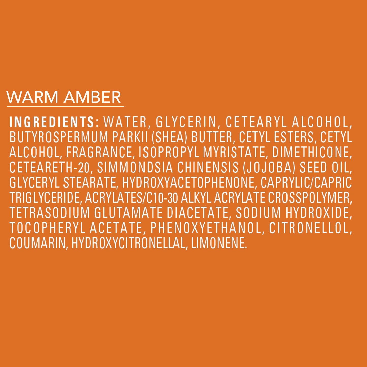 Jergens Shea Fusion Warm Amber Scented Lotion, Moisturizing Body Lotion with Shea Butter and Vitamin E, 14 fl oz
