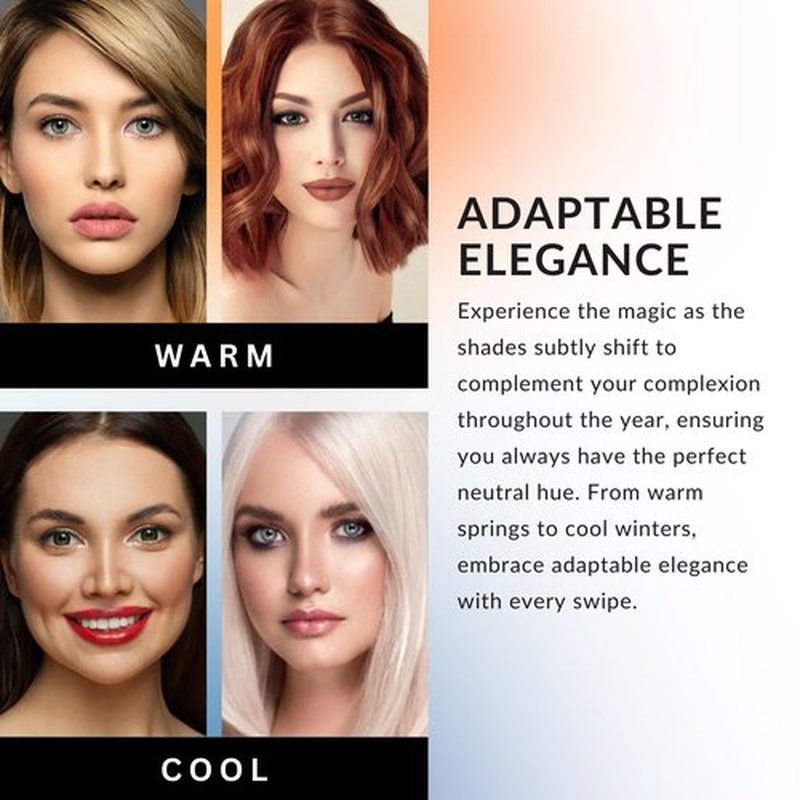 Color Renew Lipstick by Color Me Beautiful, Vibrant Lip Color Makeup, Hydrating Creamy Formula