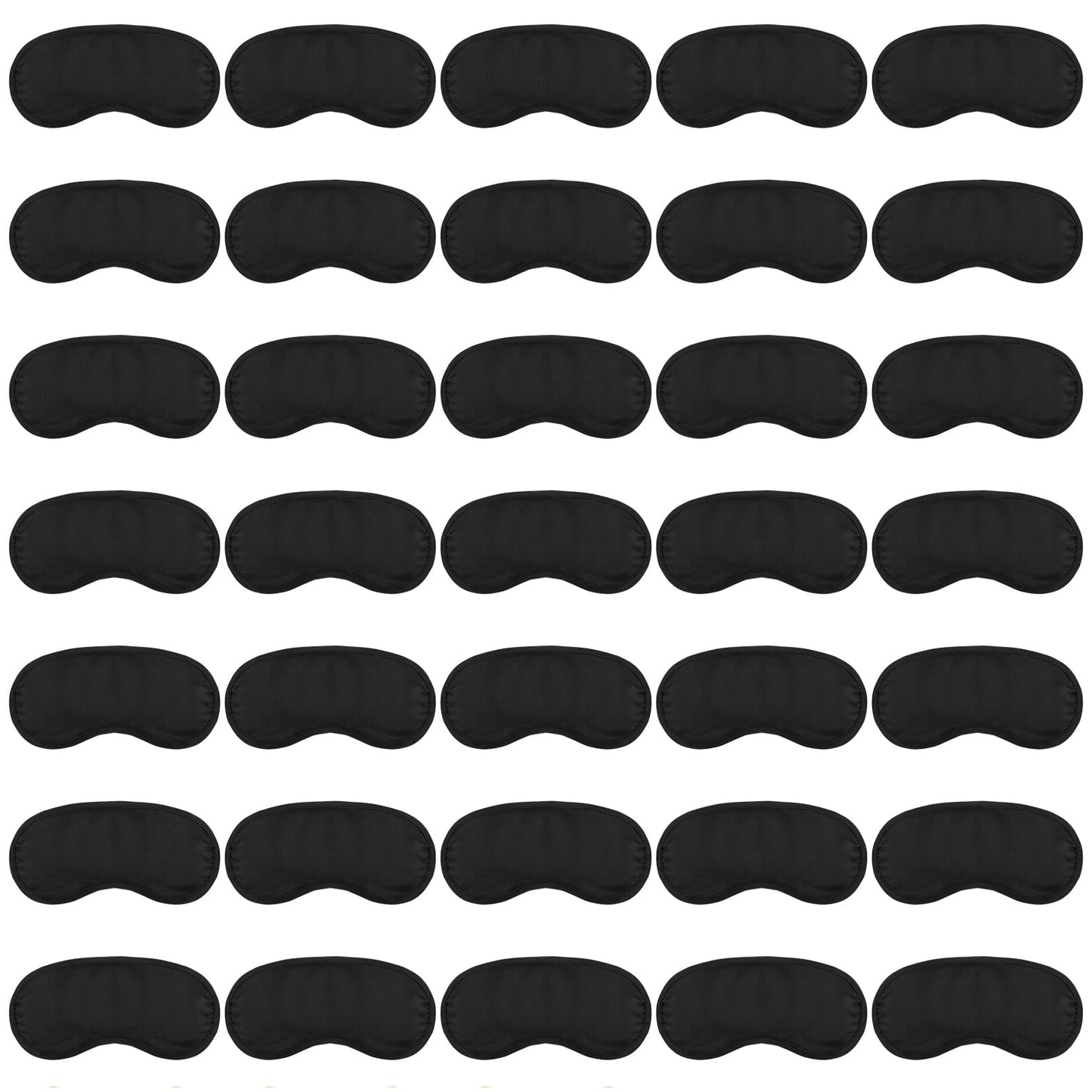 Dyrfolm 30 Pcs Blindfold Eye Cover Sleep Mask,Soft Eye Mask,Sleep Mask with Nose Pad and Elastic Strap,Blindfold Sleeping Masks for Travel Sleep Games Party(Black)