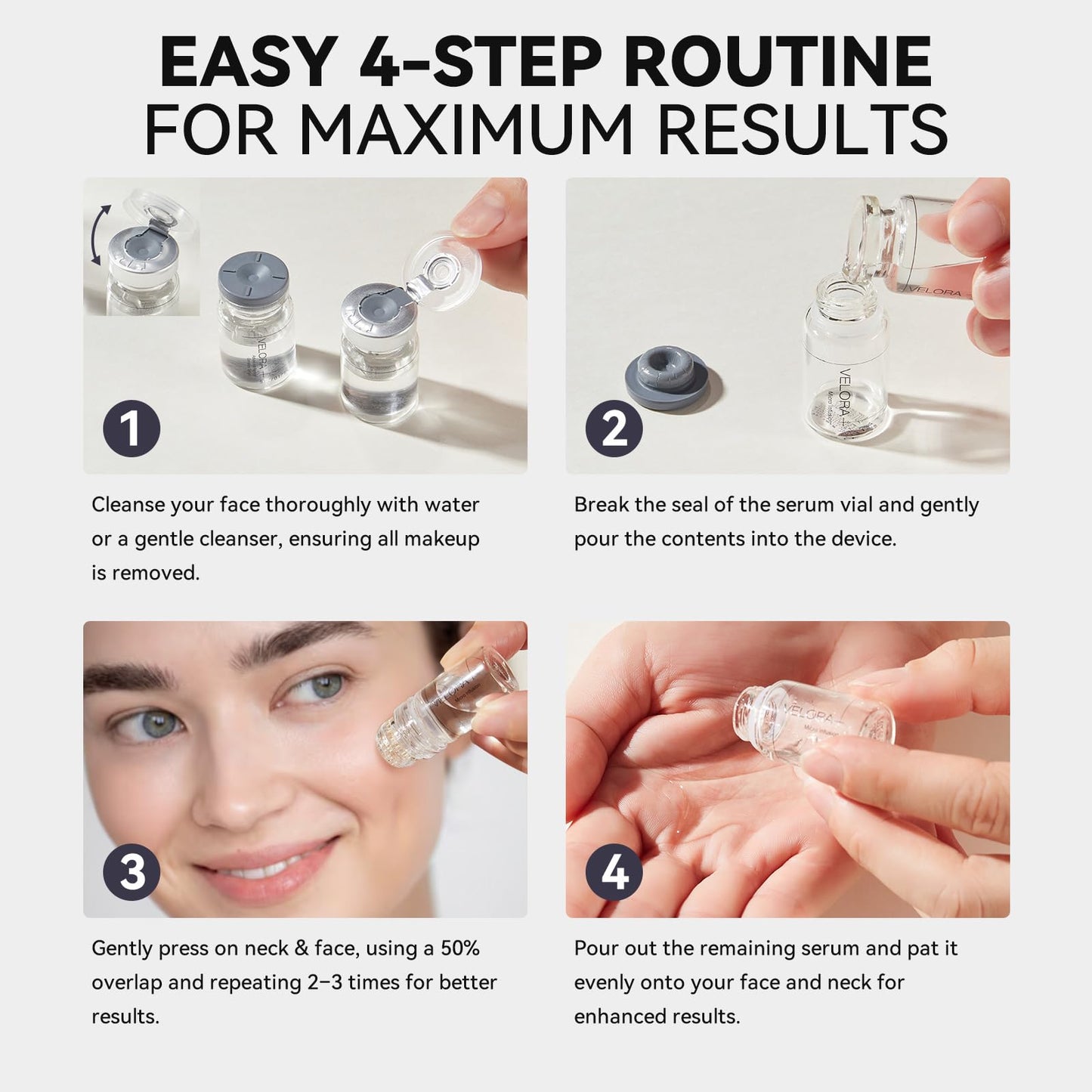 Styirl Micro Infusion System for Face – Hydrating Serum with Hyaluronic Acid & Peptides, Firmer Radiant Skin, Face Serum and Stamp 0.25mm (3-Month Supply)