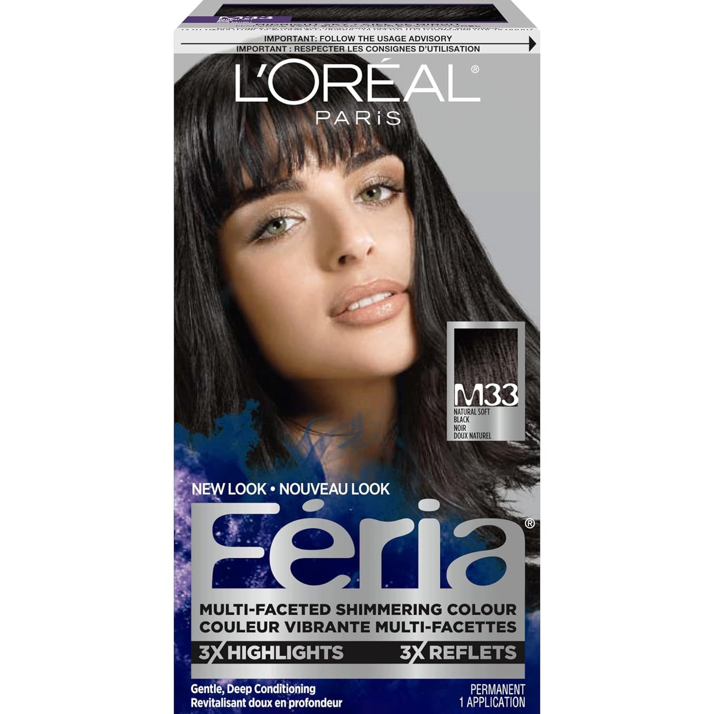 Feria Multi-Faceted Shimmering Permanent Hair Color Kit - C100 Star Lights Extreme