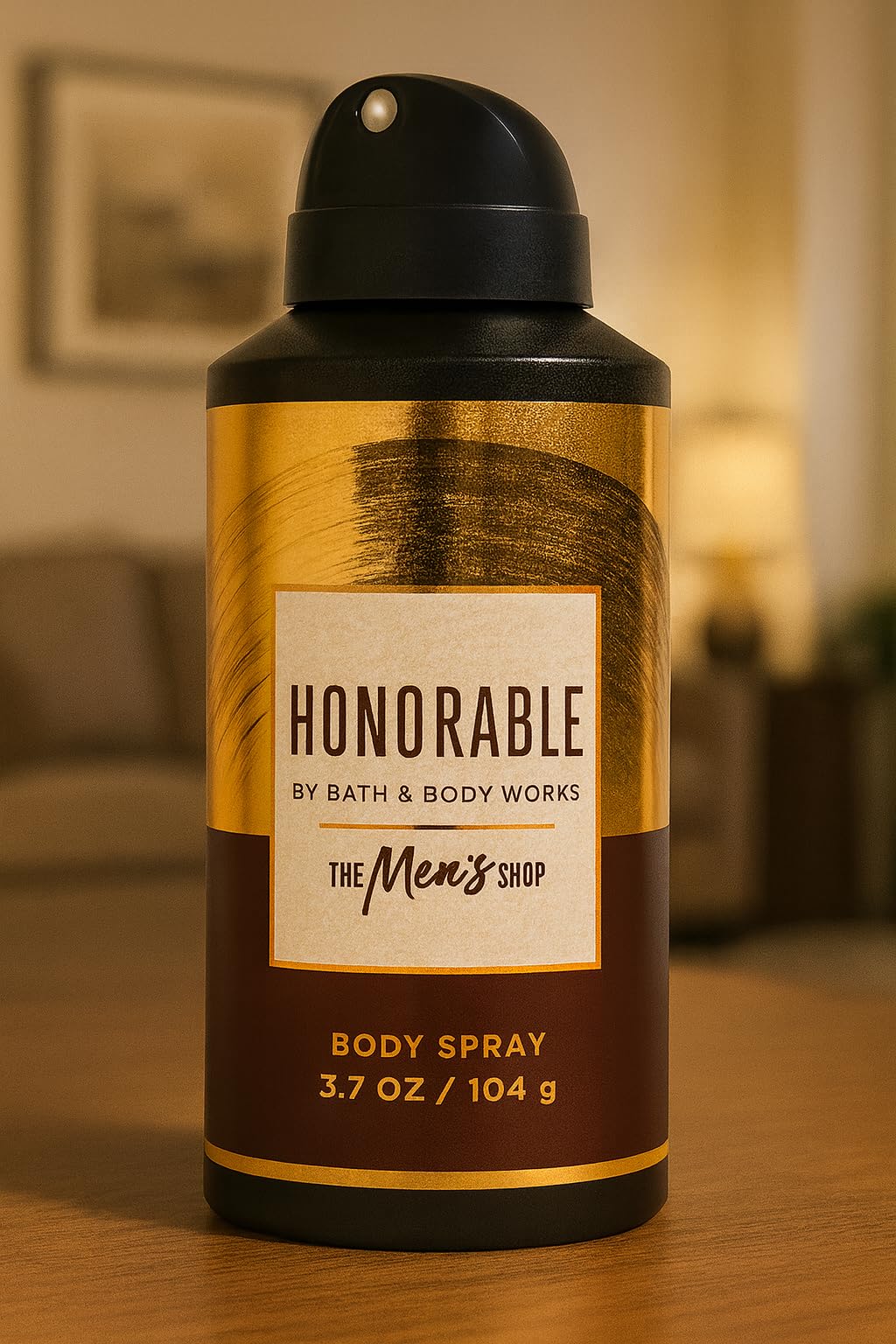 Bath & Body Works Honorable Body Spray 3.7 fl oz – Leather, Crisp Pear & Warm Patchouli – All‑Over Men's Fragrance Mist