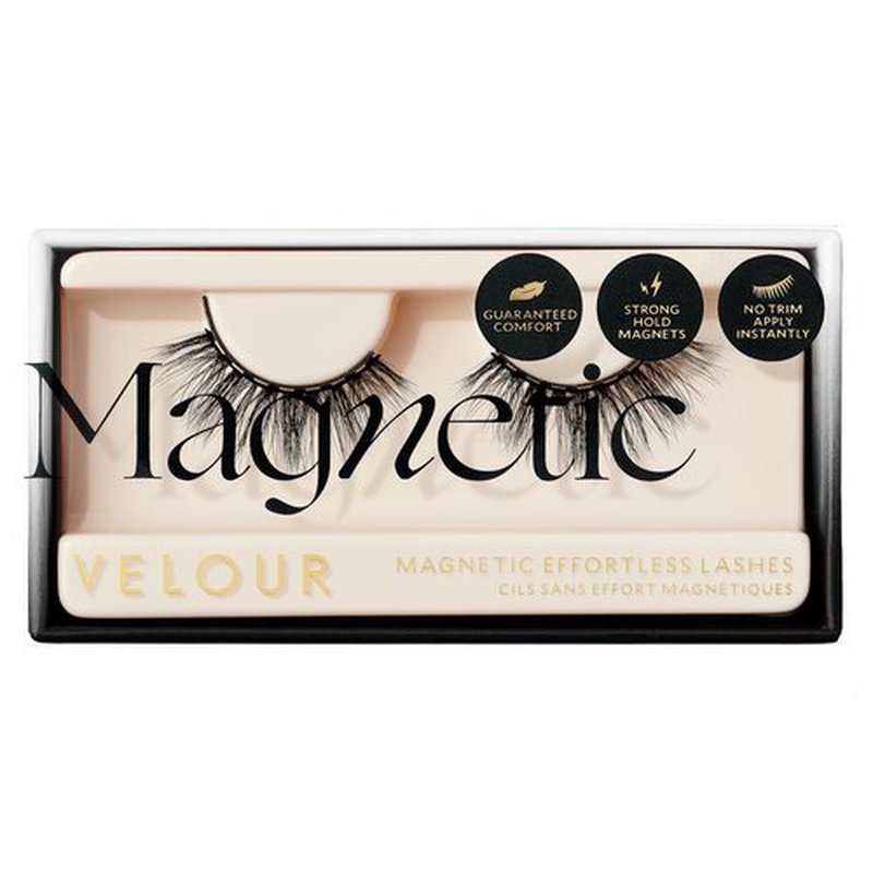 Velour Magnetic Eyelashes – Luxurious False Lashes – Reusable Magnetic Lashes – Wear up to 30x – Vegan, All Eye Shapes, Natural Magnetic Lashes, Magnetic Eyeliner not Included (Magnet-eyezed)