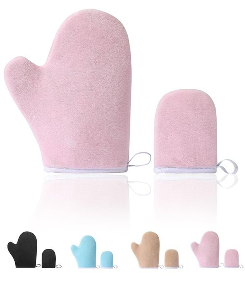 Slick- Self Tanning Mitt, Pink, Self Tanner Mitt, Self Tan Mitt, Tanning Glove, Tanning Mitts Self Tanner, Self Tanning Glove, Tanning Gloves for Self Tan Lotion, Self Tanner Glove Mitt