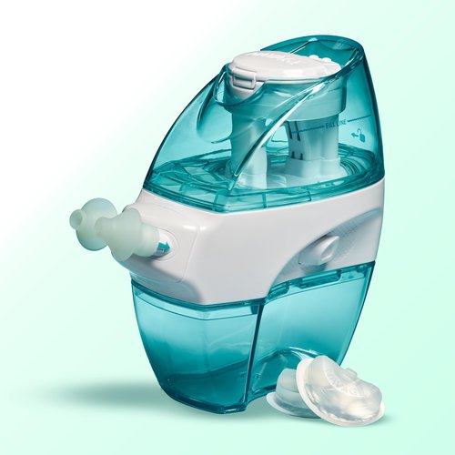 Navage Teal Travel Case - Safety Case for Navage Nasal Irrigation System - Anti-Scratch Protector - Travel Storage Case & Nose Cleaner Organizer for Navage Nose Cleaner and 12 SaltPods (Teal)