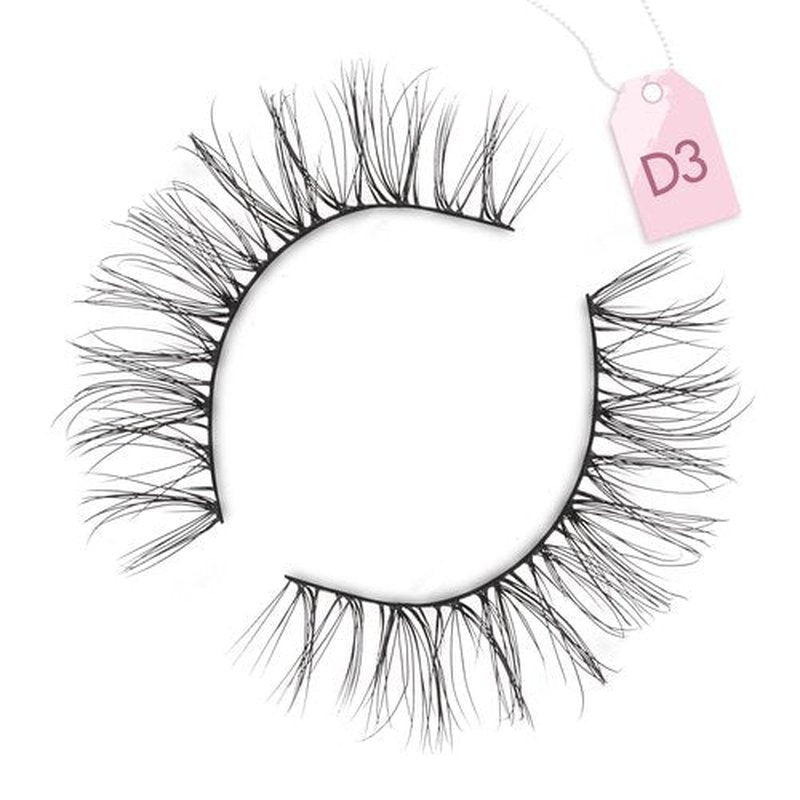 Eyelashes Natural Look Fake Eyelashes Natural Lashes Lightweight False Eyelashes Wispy Lashes 3D Faux Mink Eyelashes 7 Pairs D3