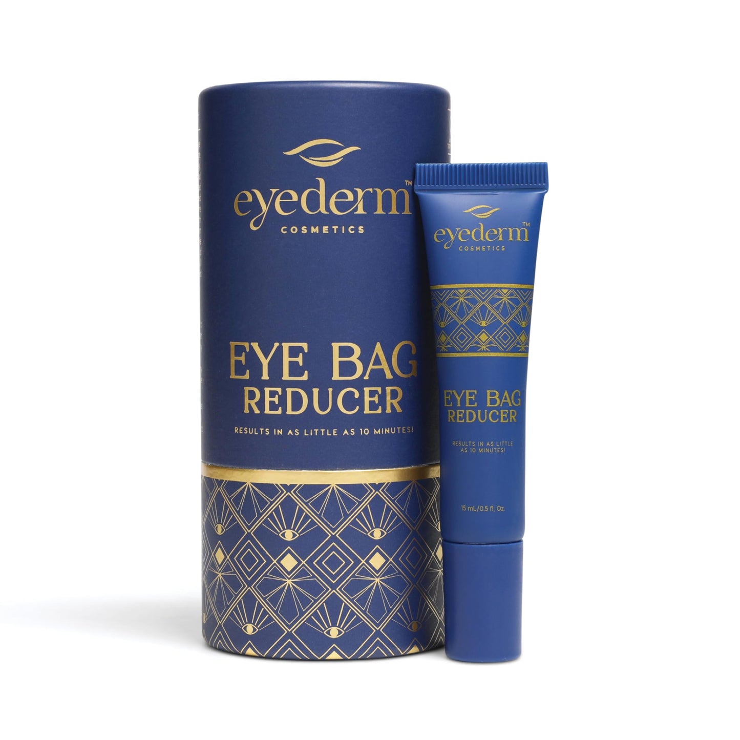 Eyederm Cosmetics Eye Bag Reducer Cream | Refreshing Under Eye Cream for Dark Circles, Puffiness and Bags Under Eyes | Ophthalmologist-Developed, Free From Common Irritants | 0.5 fl oz