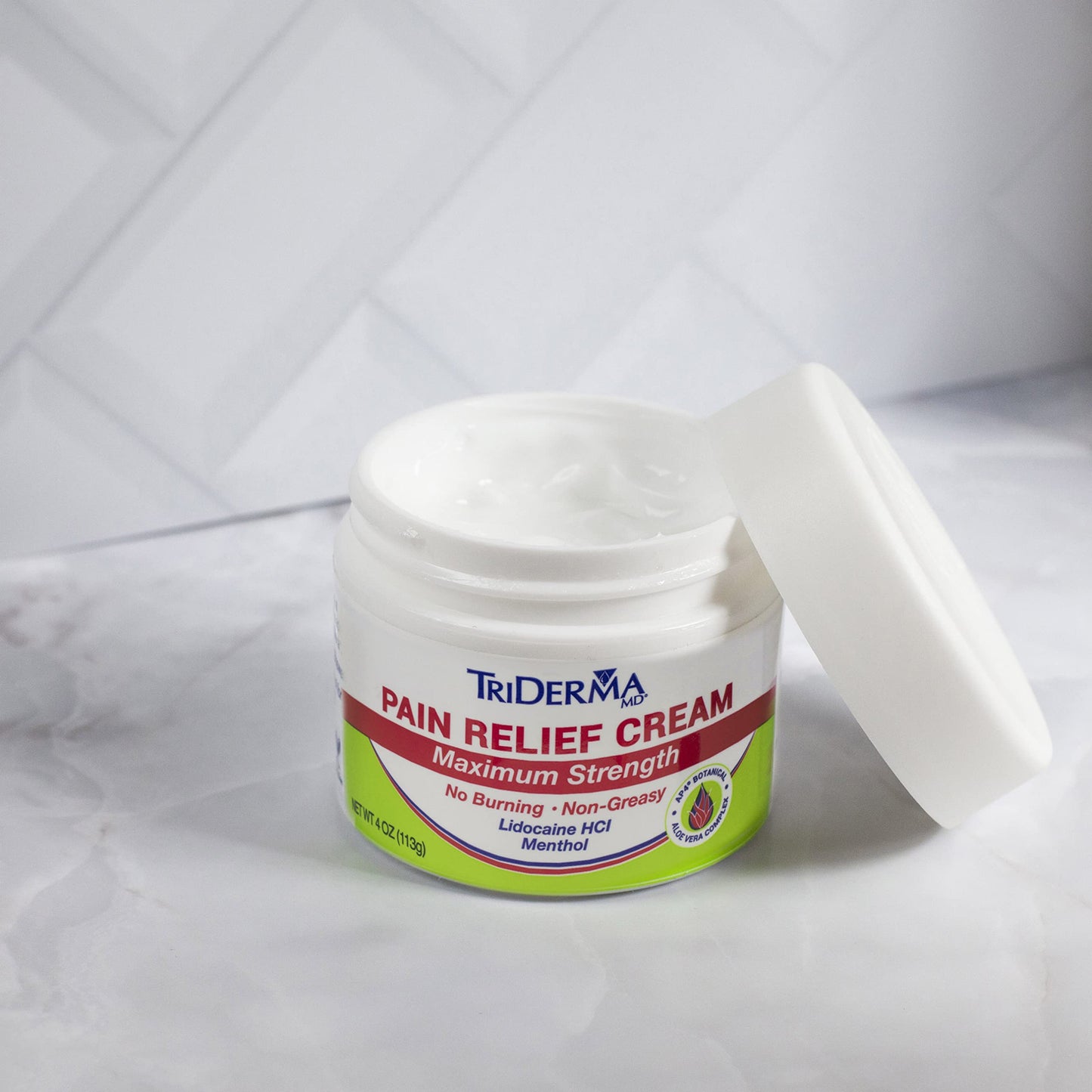 TriDerma Pain Relief Cream (4 Ounces (2 Pack Bundle)