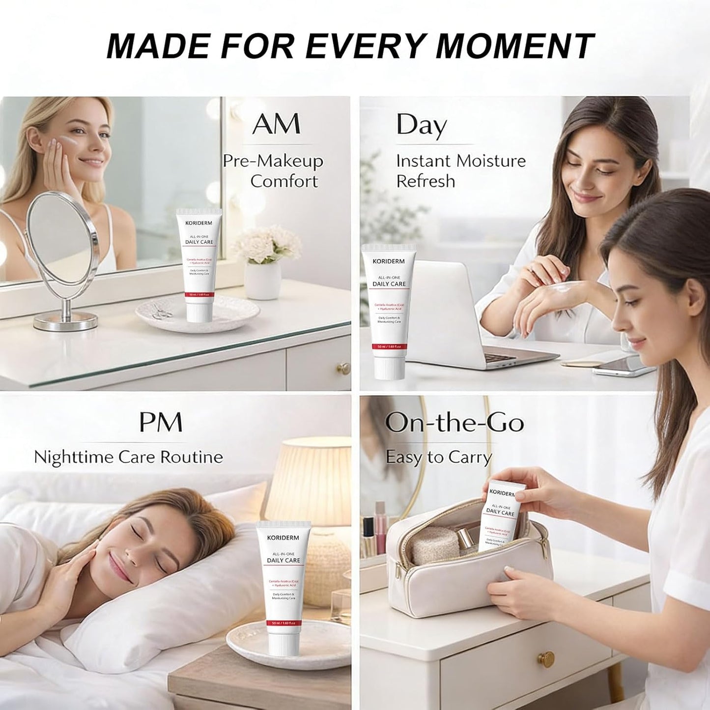Time Reverse Cream - All-In-One Hydrating Moisturizer for Day & Night Use | 2-Pack