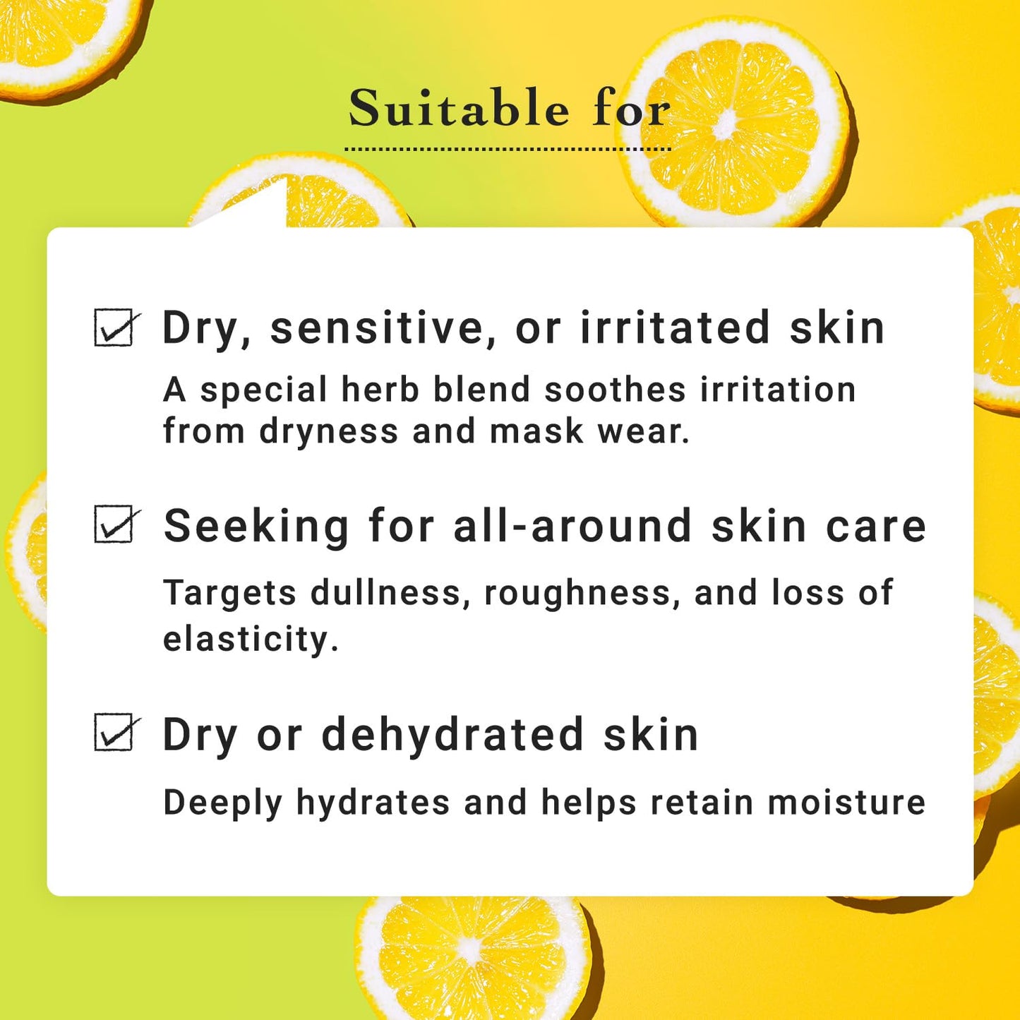 Lululun 7 Sheet Vitamin C Face Masks Skincare for Women & Men, Daily Face Mask Sheet for Pore Firming & Dull Skin, Facial Mask Sheet with 7 Herbs, Japanese Sheet Masks with 7+1 Vitamin Complex HYDRA V