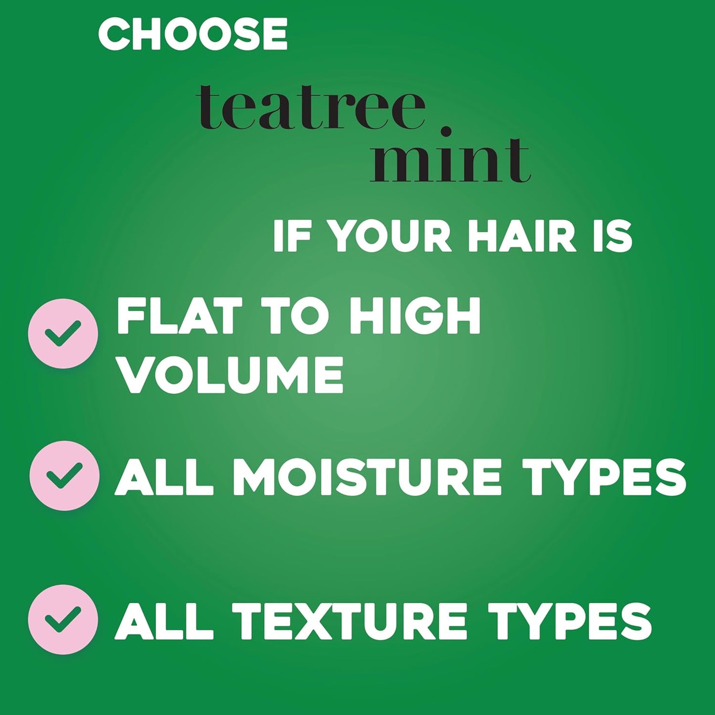 OGX Hydrating + Tea Tree Mint Conditioner, Nourishing & Invigorating Scalp Conditioner with Tea Tree & Peppermint Oil & Milk Proteins, Paraben-Free, Sulfate-Free Surfactants, 25.4 fl oz