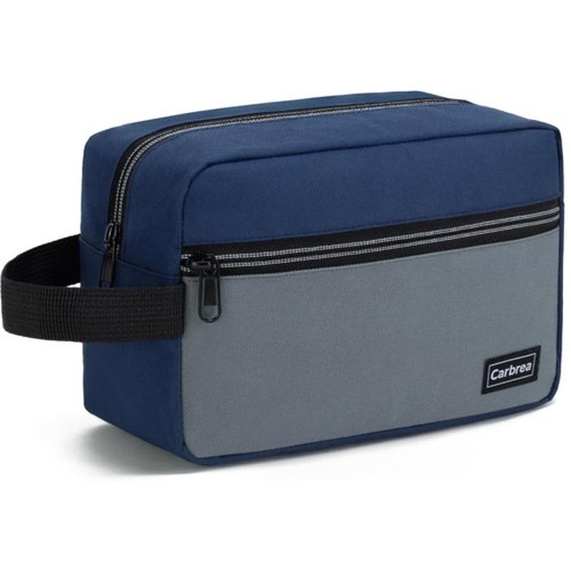 Carbrea Travel Toiletry Bag - Small Toiletry Bag for Men Skincare Bag Doop Kit for Toiletries Accessories Gifts - Navy Blue