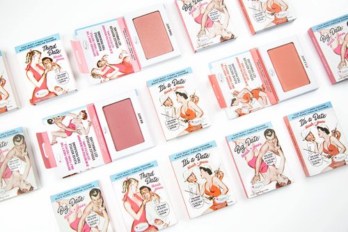 theBalm Clean and Green Powder Blush - It's A Date