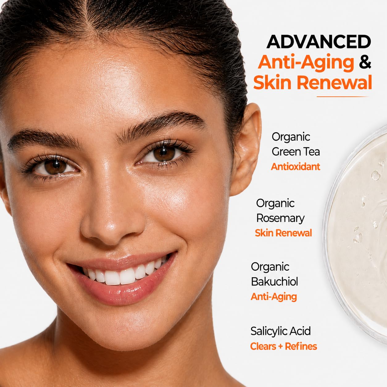 15% Stable Vitamin C, E Serum with Organic Saffron, Alpha Arbutin, Ferulic Acid & Hyaluronic Acid | Brightening Dark Spot Corrector | Anti-Aging Hydrating Facial Serum | 1 Fl Oz