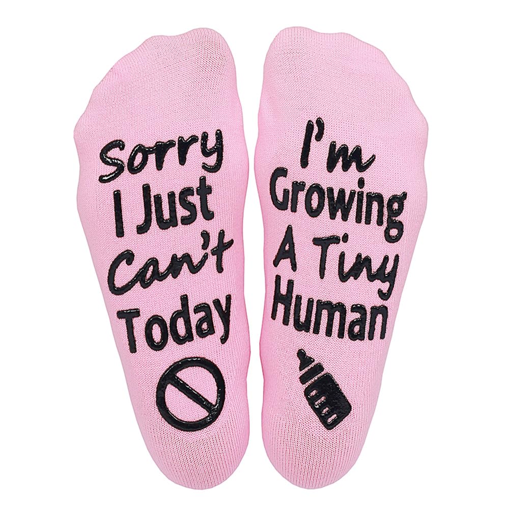 Pregnancy New Mom To Be Gift Growing a Tiny Human Socks Gifts For Pregnant Women Mother's Day