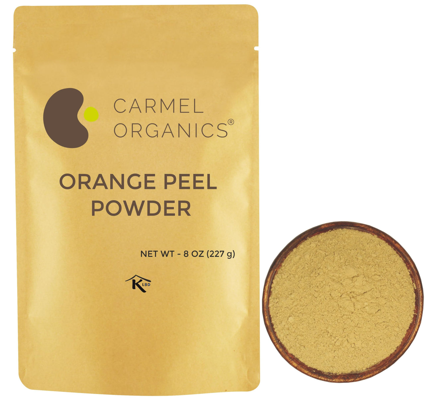 Carmel Organics Orange Peel Powder 8 Ounce