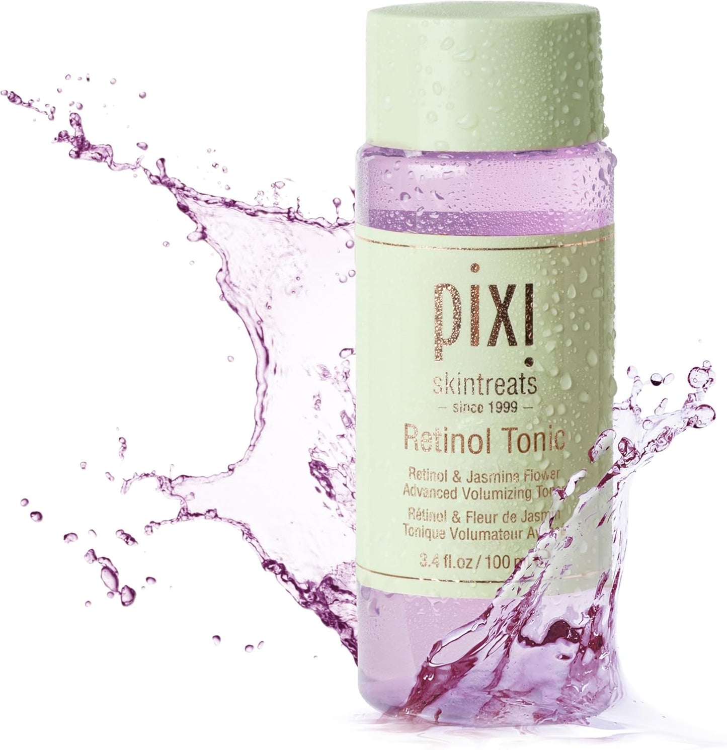 Pixi Retinol Tonic, Smoothing & Firming Facial Toner, Enhanced with Peptides to Boost Collagen Production, Alcohol-Free Daily Rejuvenating Toner, 250 ml / 8.5 fl oz