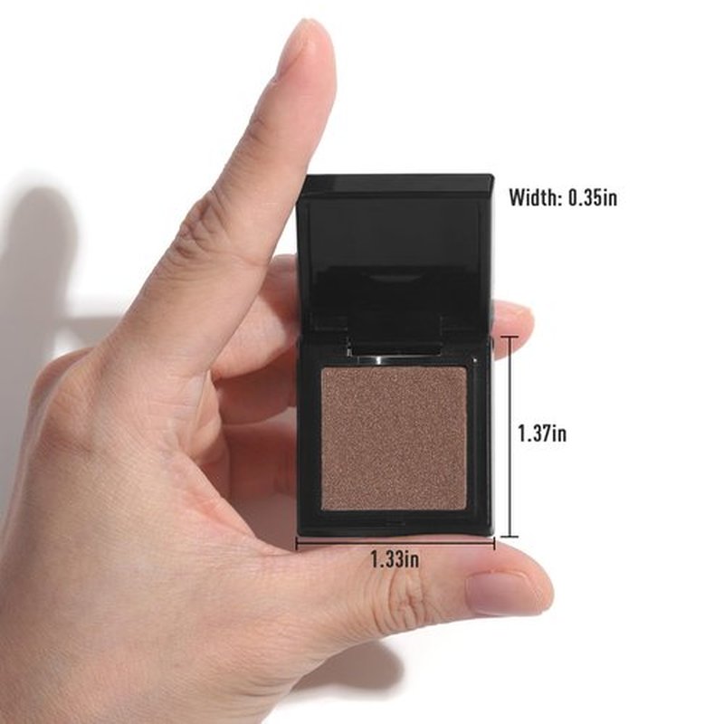 UCANBE Tapestry Taupe Single Eyeshadow Palette, Highly Pigmented Shimmer Eye Shadow Powder, Professional Long-Lasting Waterproof Makeup Palette