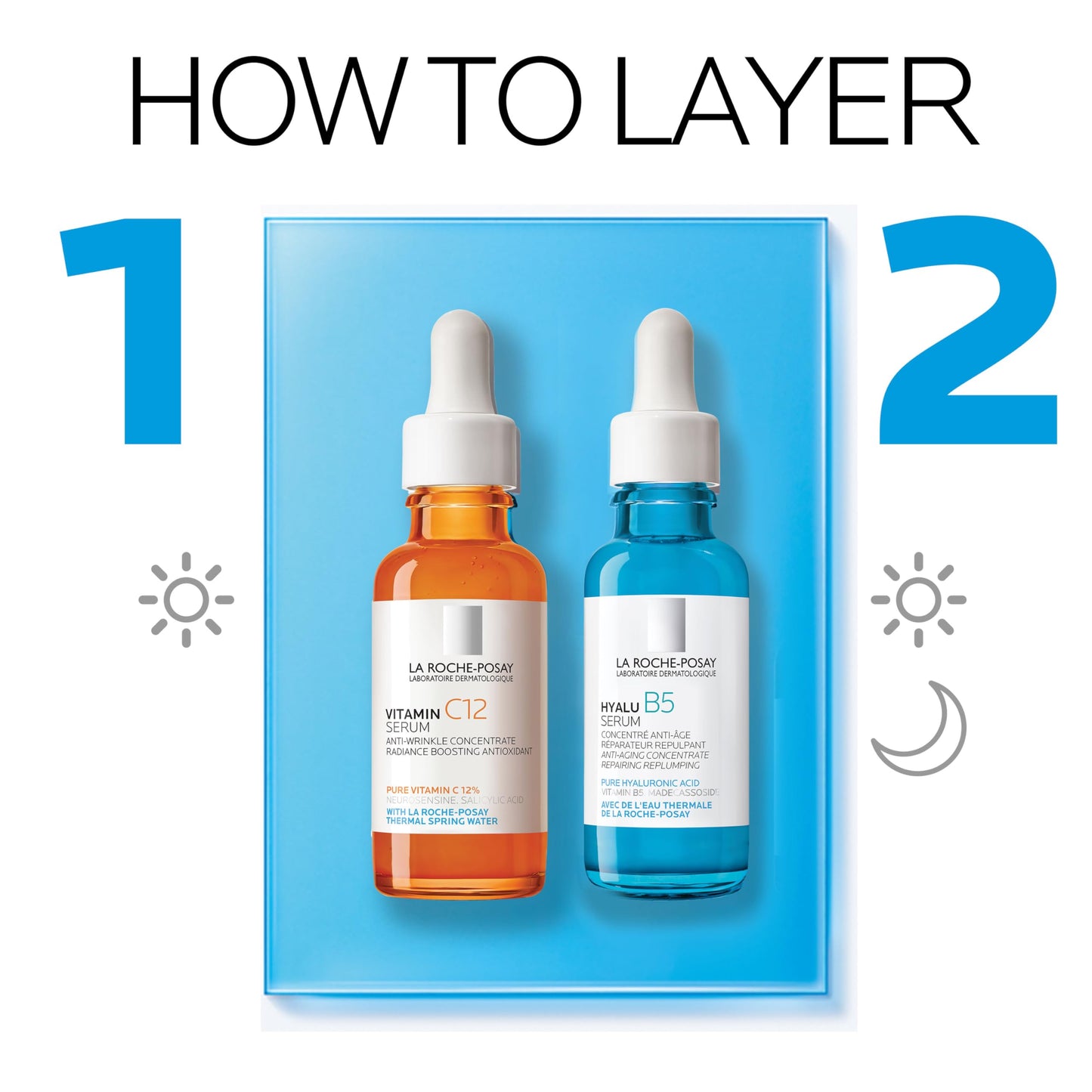 Pure 10% Vitamin C Serum + Hyalu B5 Pure Hyaluronic Acid Serum