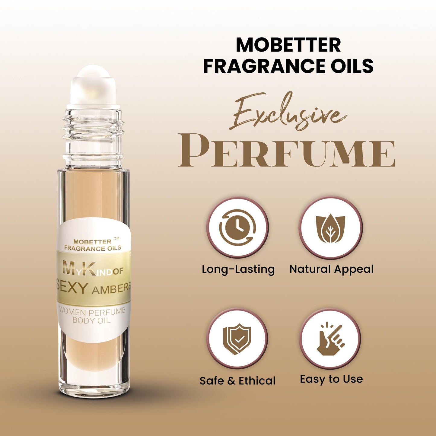 MOBETTER FRAGRANCE OILS My Kind of Sexy Ambers Women Perfume Body Oil