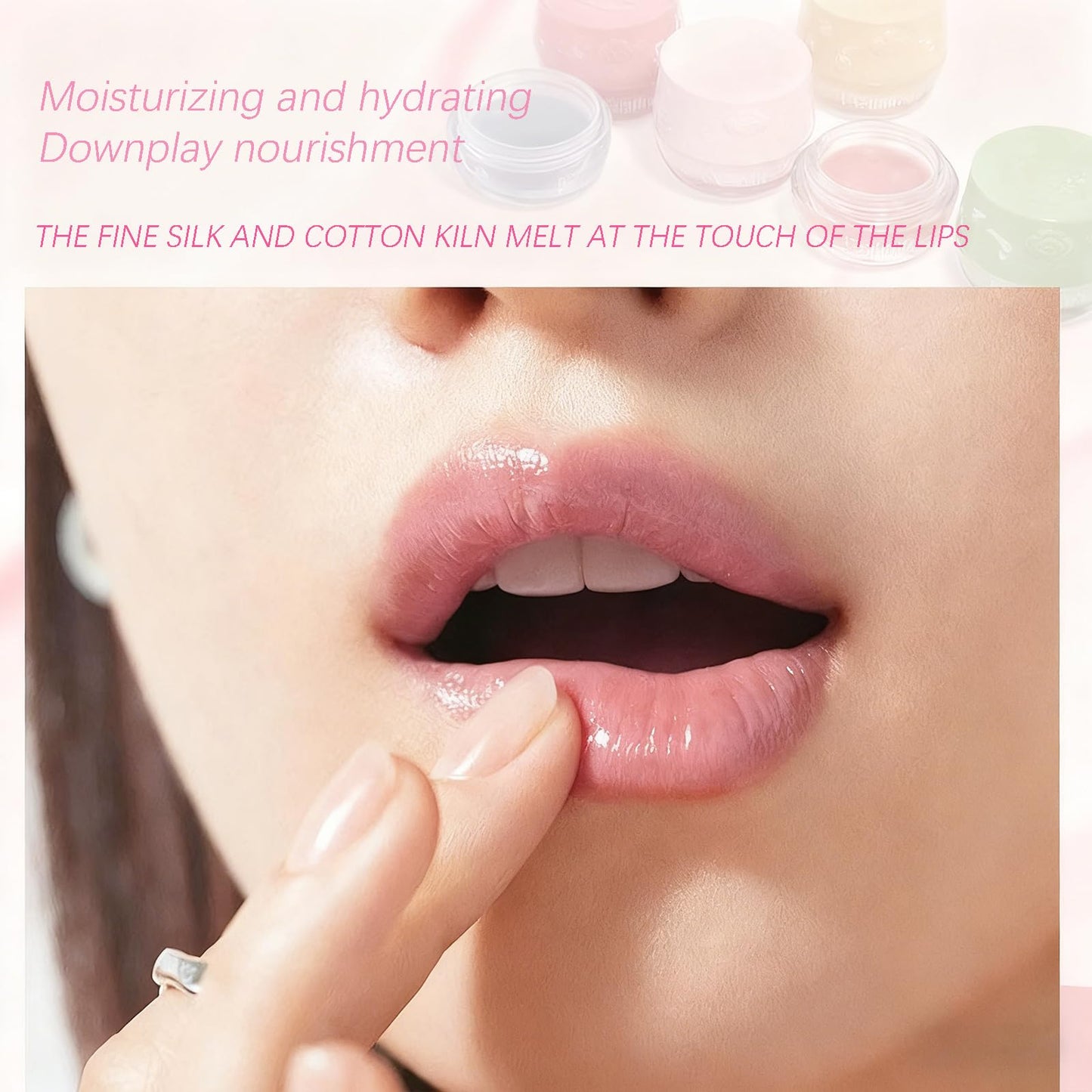 6PCS Bee Lip Balm Honey Pot, Fruit Moisturizing Propolis Lip Mask, Lip Mask Overnight Propolis Moisturizing Lip Balm Hydrating Prevention Dry and Crack Lip Scrubs Exfoliator Lip Care Products