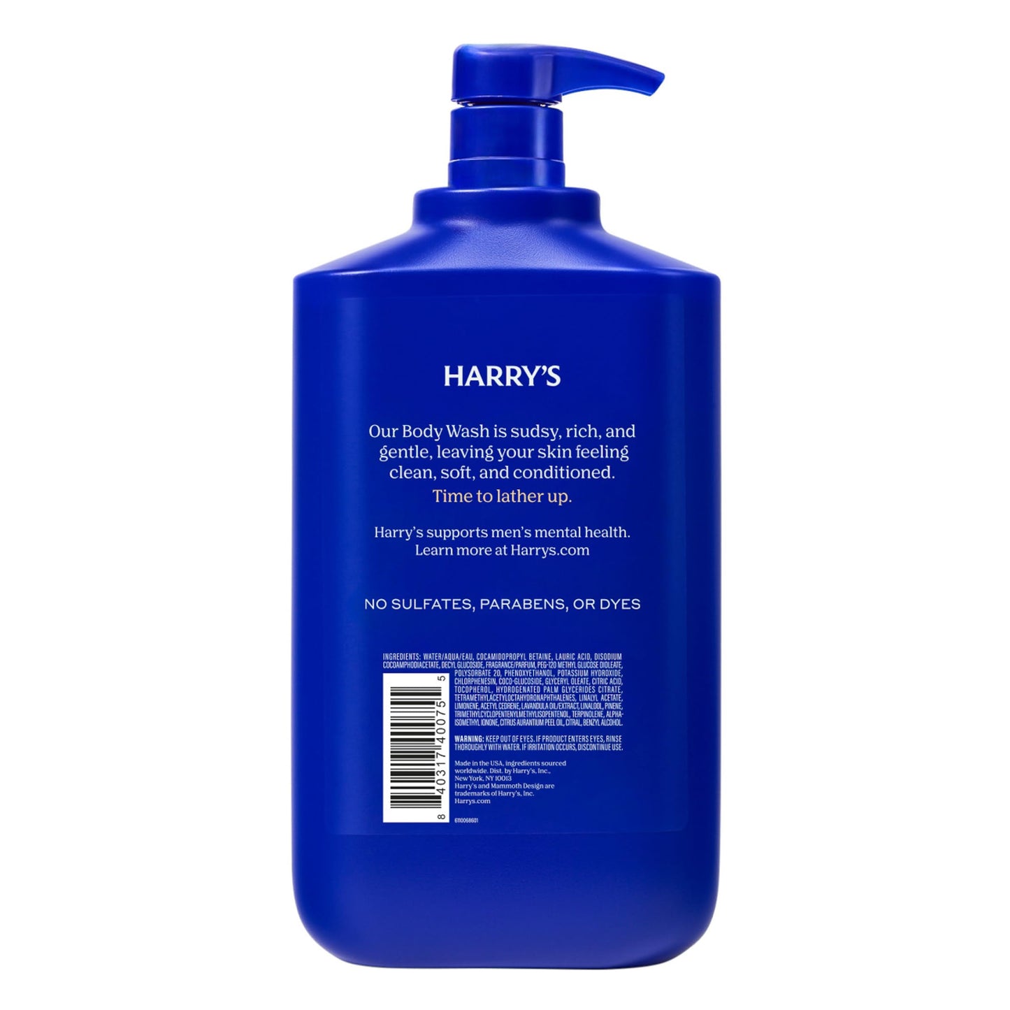 Harry's Men's Body Wash - Redwood - 30 fl oz - Shower Gel for Men - No Parabens, Sulfates, or Dyes (Pack of 3)