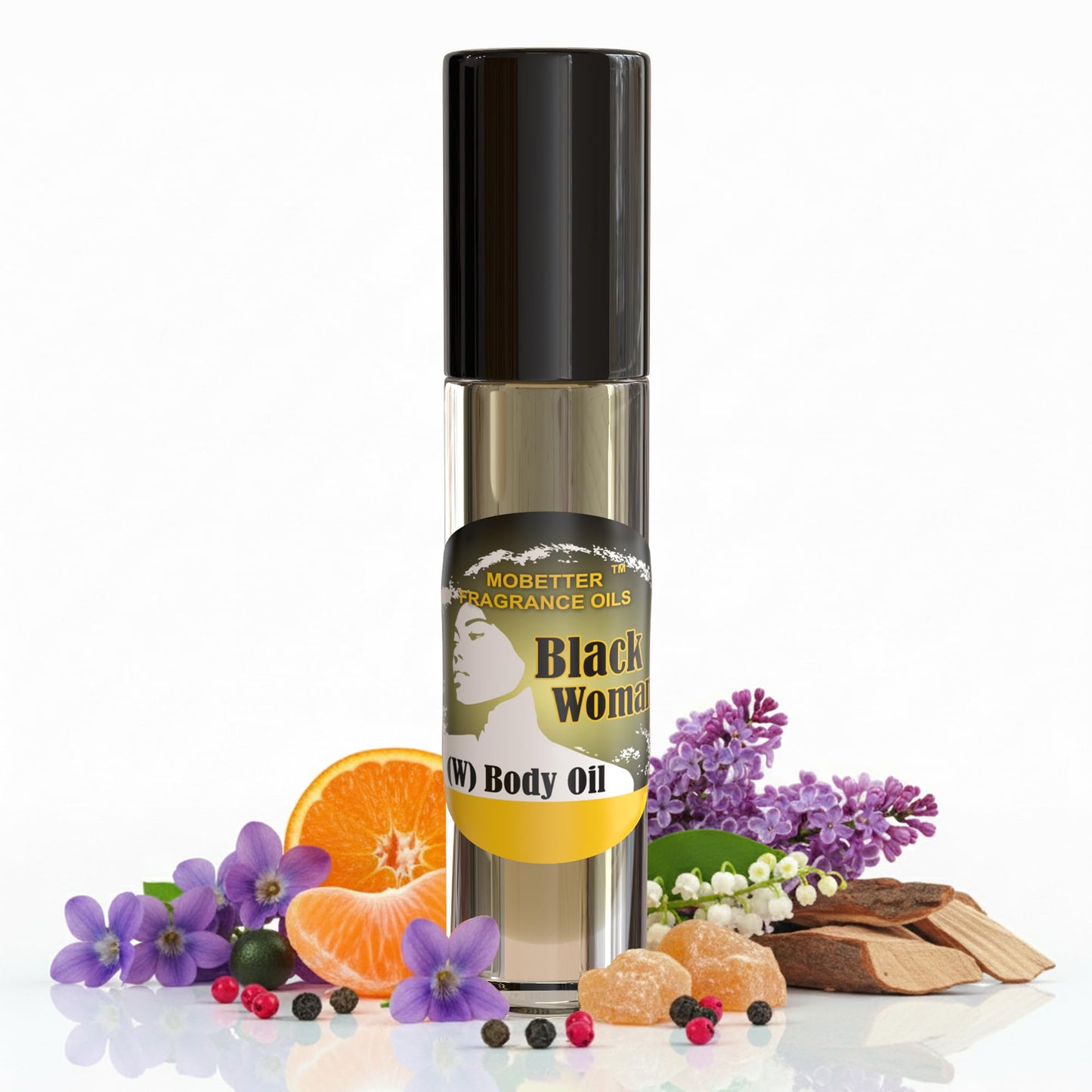 MOBETTER FRAGRANCE OILS Black Woman Perfumed Fragrance Body Oil