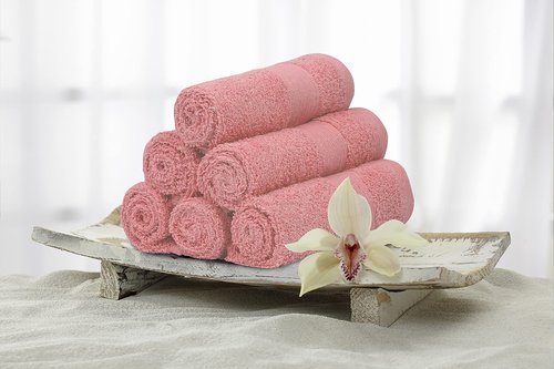 Premium Wash Cloths Pack of 12 (13" x 13" Inches)- 100% Combed Ring Spun Cotton WashCloth - Luxury Washcloths – Ultra Soft Face Towels - Highly Absorbent Wash Cloth for Face (Pink)