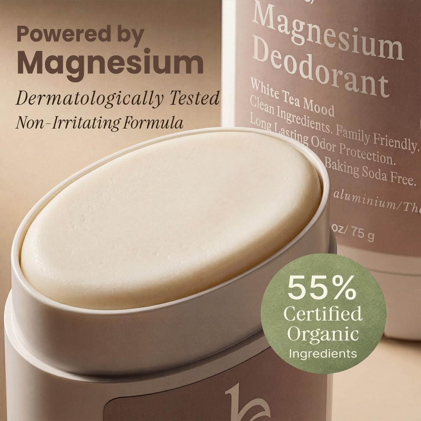 Aluminum Free Deodorant for Women – USA Made Natural Magnesium Deodorant