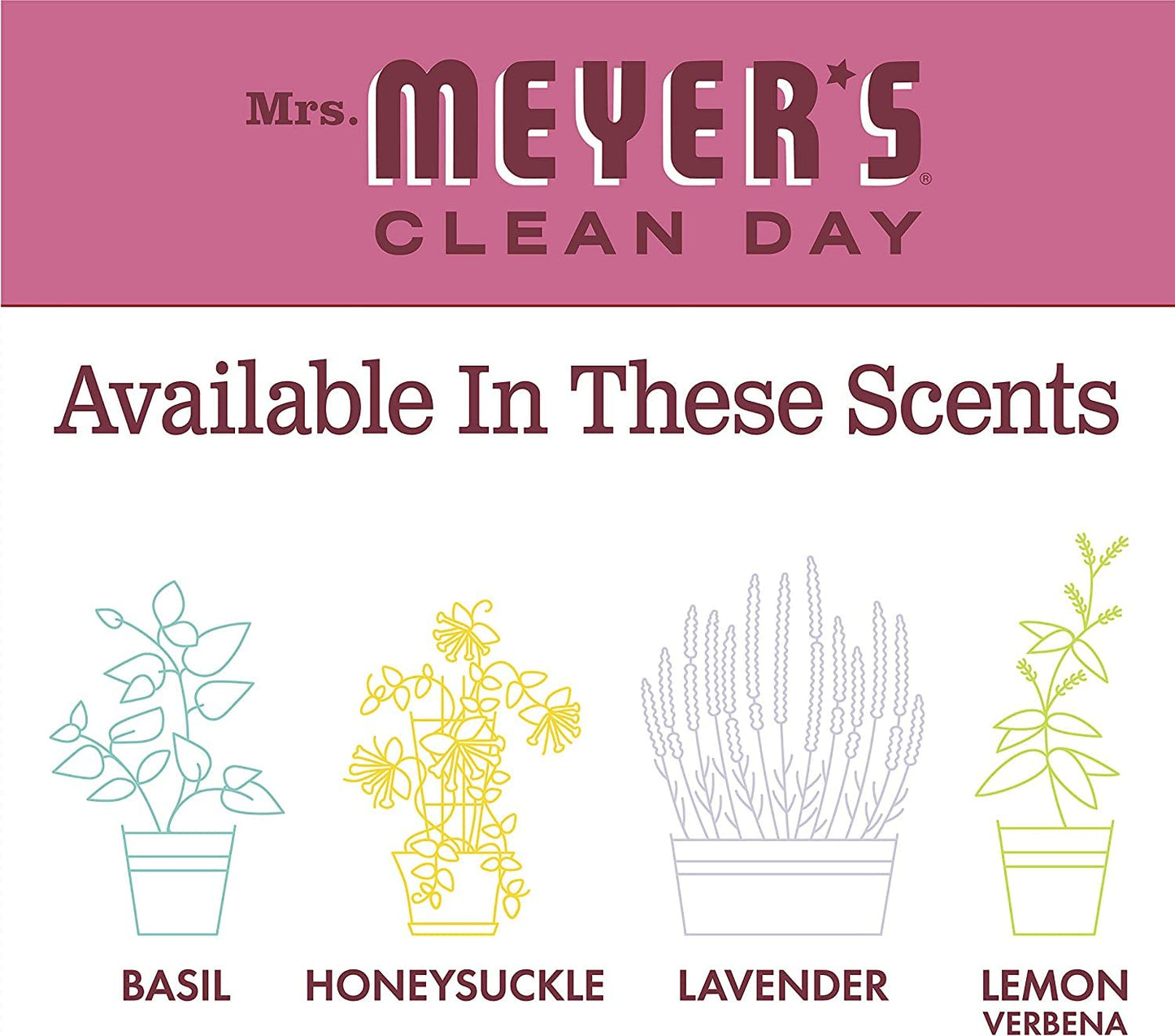 Mrs. MEYER'S Clean Day Liquid Dish Soap, Mum, 16 Fl Oz. (Pack of 3)