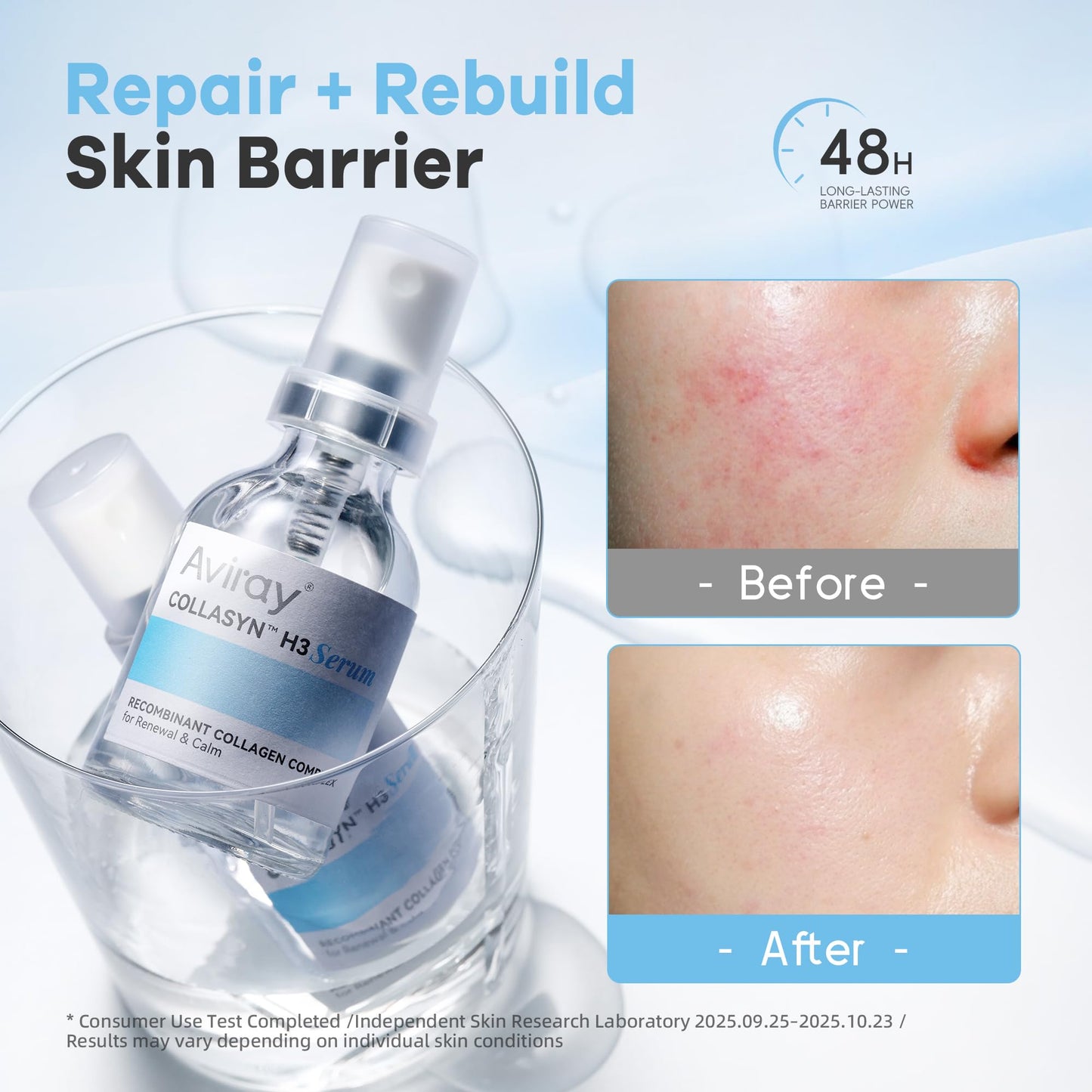 Aviray Recombinant Collagen Face Serum - Barrier Repair Serum - 50G-S1