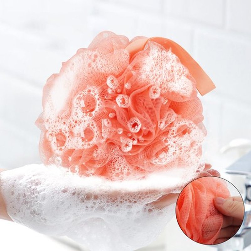 Chuya Shower Loofah Sponge 70g/PCS，4 Pack Bath Sponges Deep Cleaning Large Loofahs Bathing Scrubbers for Women Men Kids