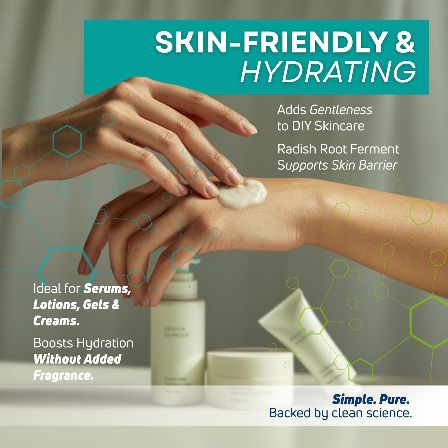 Skin Perfection Leucidal Liquid - Natural Preservative Alternative for Lotion Making - Vitamin C Serum & Hyaluronic Acid Body Lotion Creams - Water Soluble DIY Skincare Cosmetics