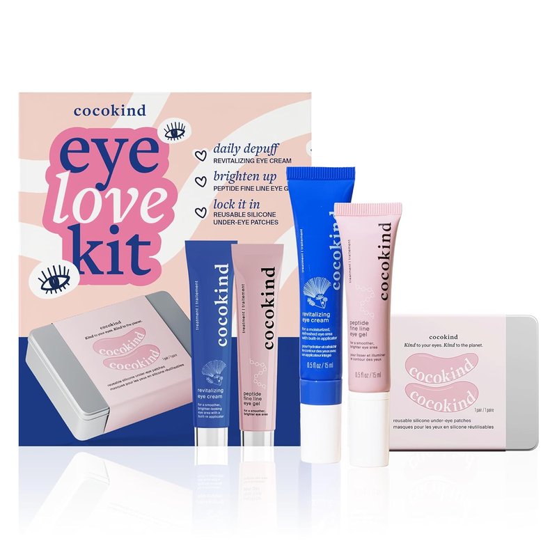 Cocokind Eye Love Kit - Firm Skin & Smooth Fine Lines | Hydration & Dark Circle Brightening