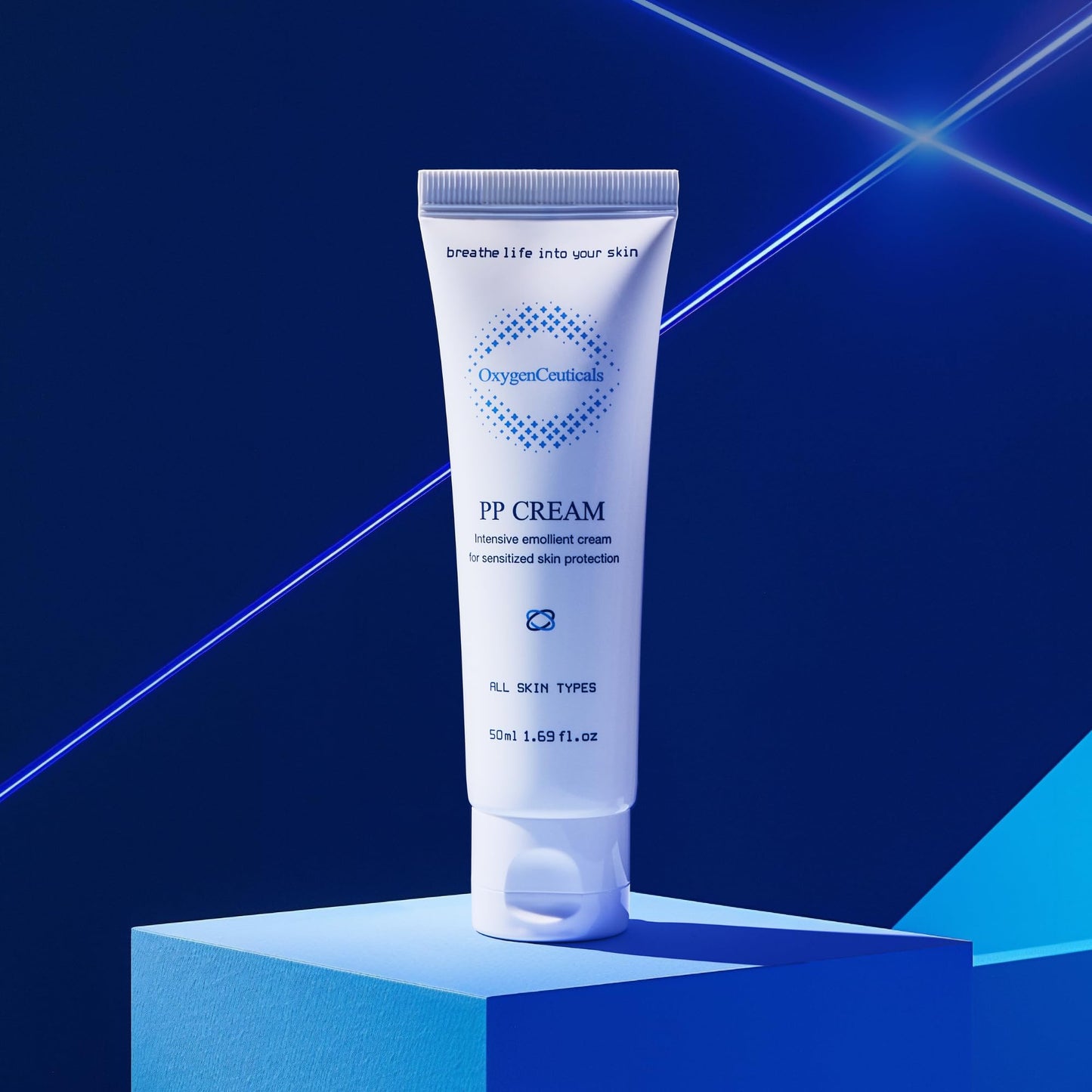 OxygenCeuticals PP Cream – Recovery Cream with Palmitoyl Tripeptide-5, Niacinamide & Adenosine, Moisturizing & Skin Barrier Support for Sensitive Skin. 6.76 fl.oz (200ml)