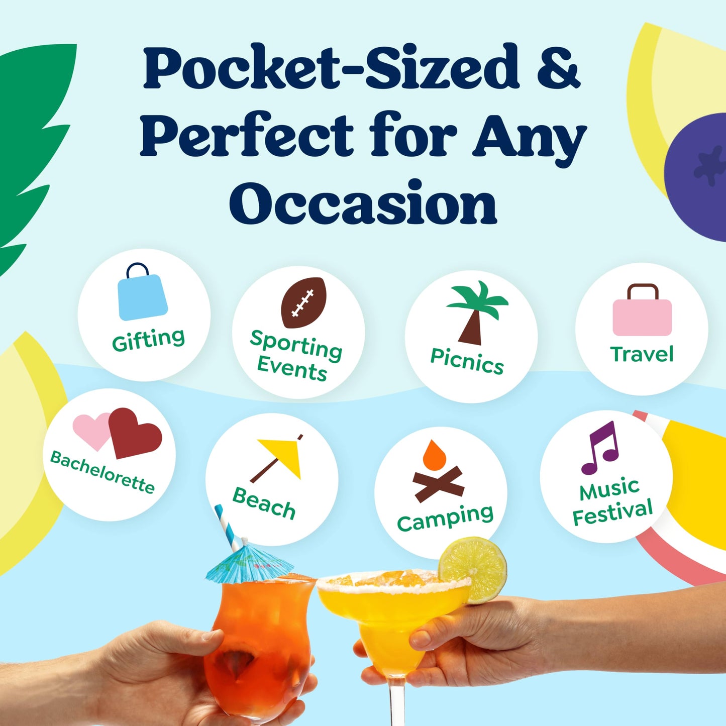 Craftmix Variety Pack Cocktail & Mocktail Drink Mixer, Pack of 24