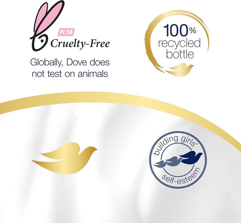 Dove Body Wash Concentrate Refill - Shea & Warm Vanilla | 4 Pack, 4 Fl Oz (Makes 16 Fl Oz) for Soft Skin