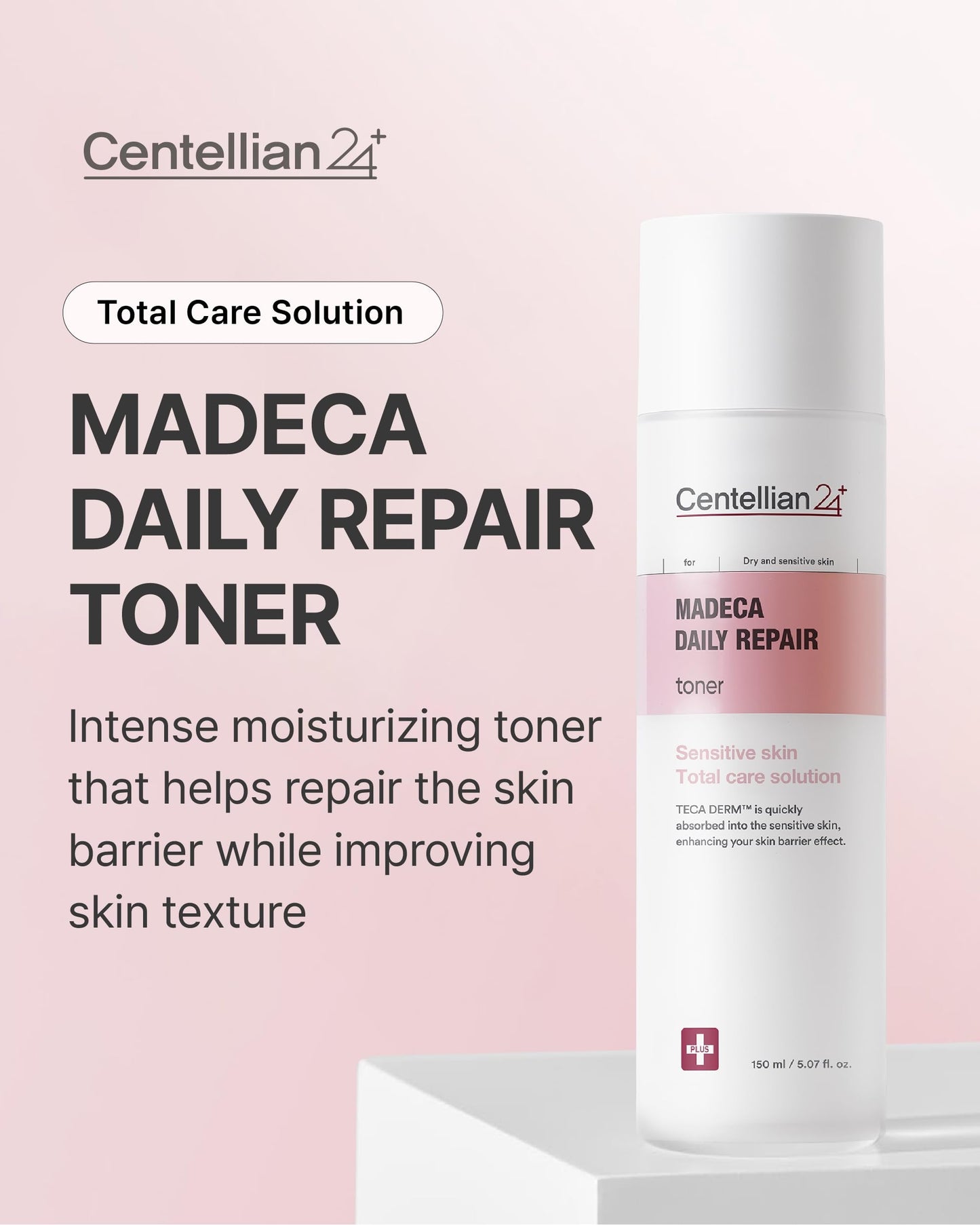 CENTELLIAN 24 Madeca Daily Repair Toner (5.07fl oz) - Hydrating & Soothing Face Toner for Sensitive Skin, Milky Tonor, Fast Absorbing, Strengthens Skin Barrier, Korean Skin Care. Centella Biome Water