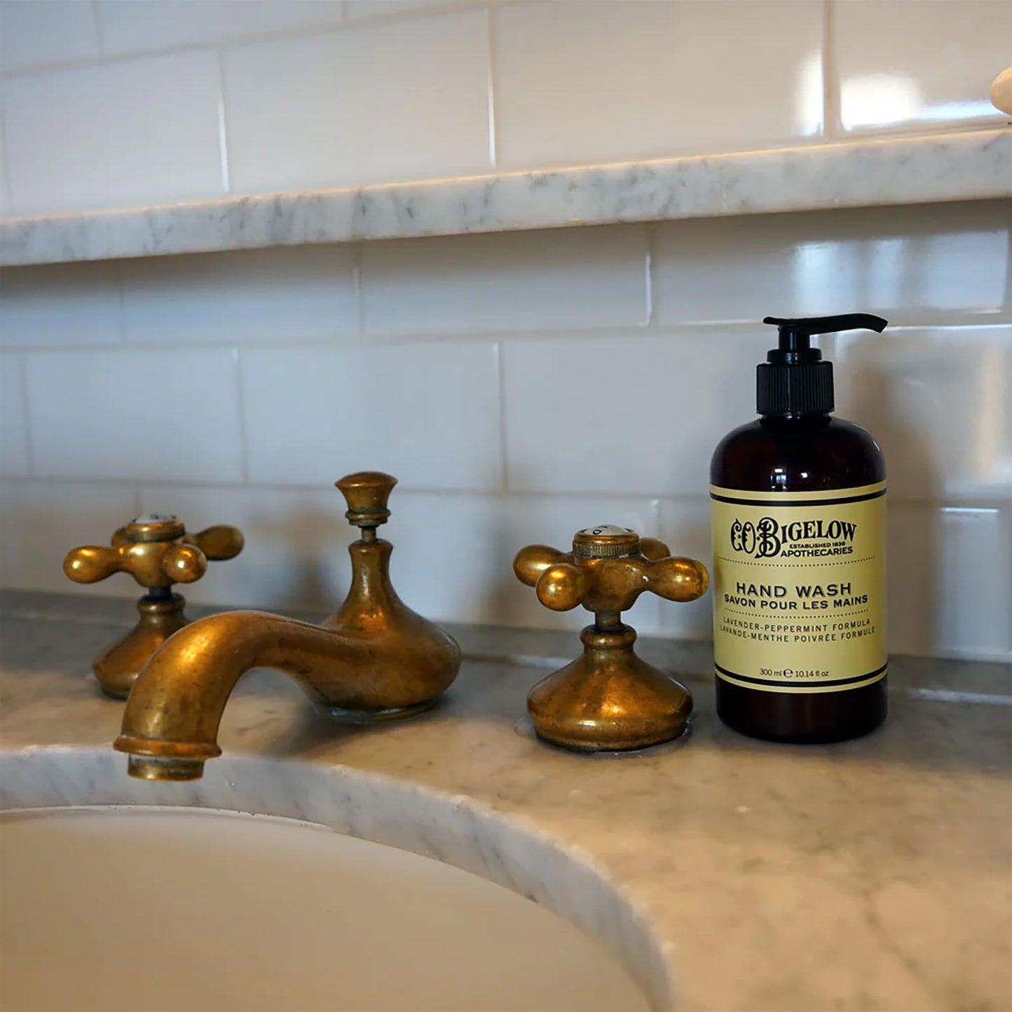 C.O. Bigelow Lavender Peppermint Hand Wash, Moisturizing Hand Soap, Scented Liquid Soap, 10.14 fl oz