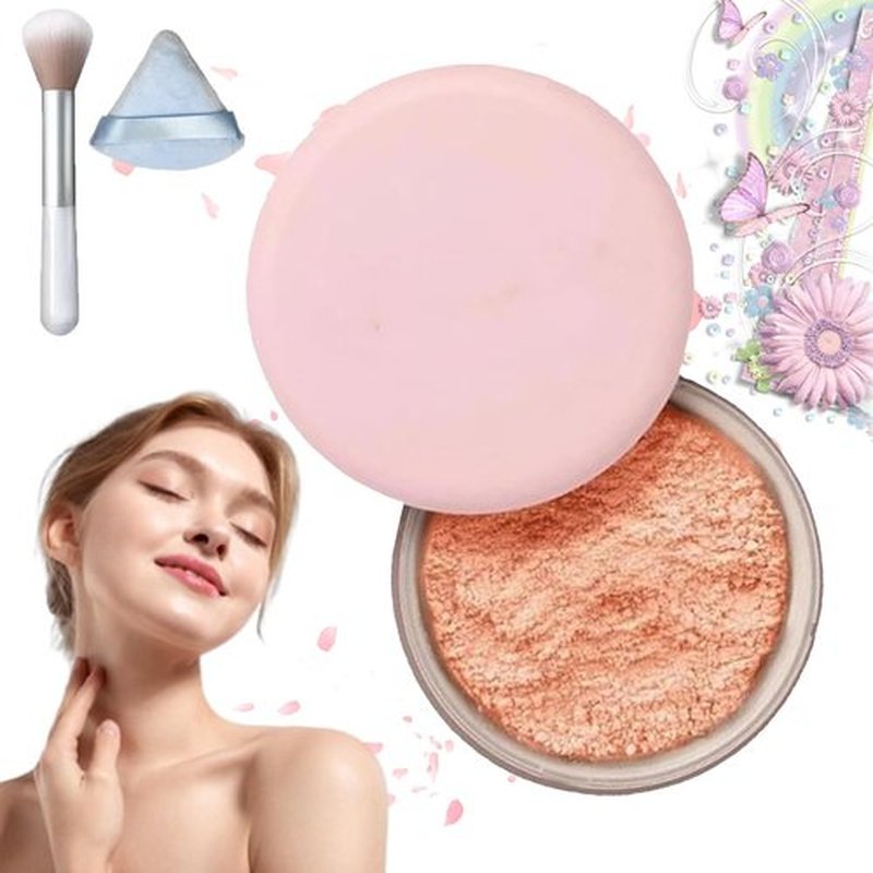 Luminance Milano Powder,Luminance Milano Pink Powder,Luminance Milano Setting Powder,Blurring Setting Powder By Luminance Milano,Waterproof And Sweat-Proof Setting Powder For All Skin Tones (03, 6G)