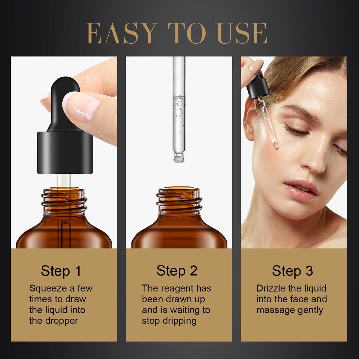 2PC Collagen Serum for Face for Women, Collagen Face Essence for Firming Lifting Moisturizing Smoothing, Day-Night Anti-Aging Serum for Wrinkles, Fine Lines and Dryness 1.014 Fl Oz *2