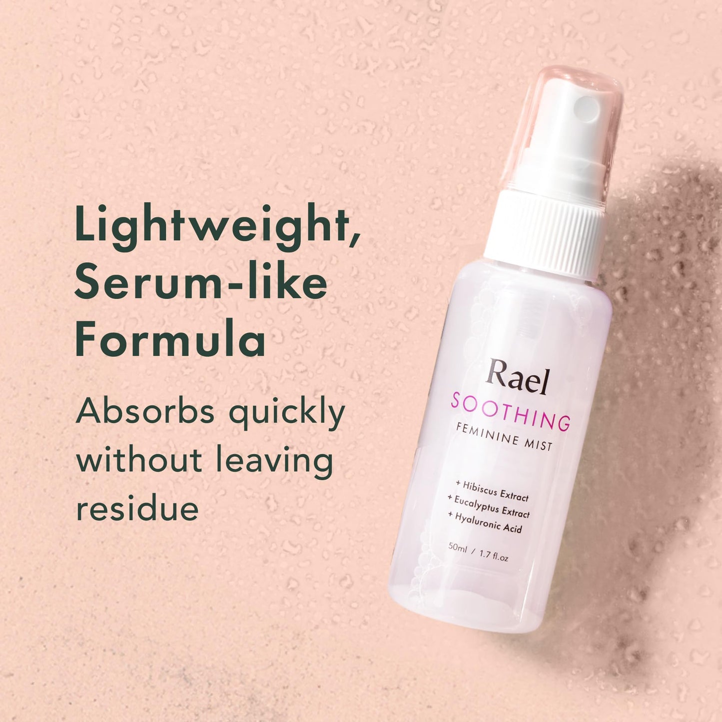 Rael Feminine Spray, Soothing Mist for Women, On-the-Go, Clean Ingredients (1.7 Fl Oz, Pack of 2)