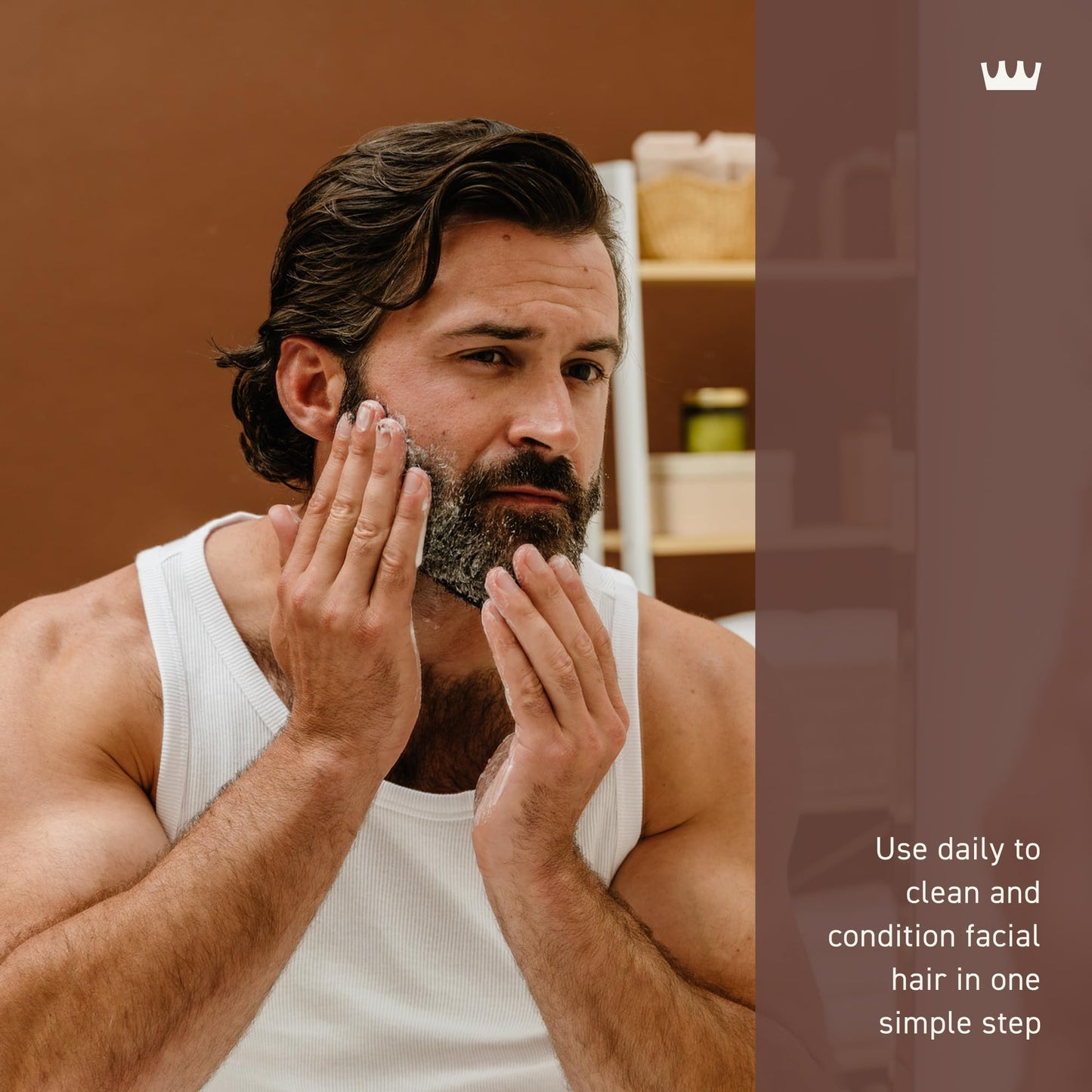 Cremo Casked Vanilla 2n1 Beard Wash & Softener, Specifically Designed to Clean, Moisturize and Soften All Lengths of Facial Hair, 6 Fl Oz