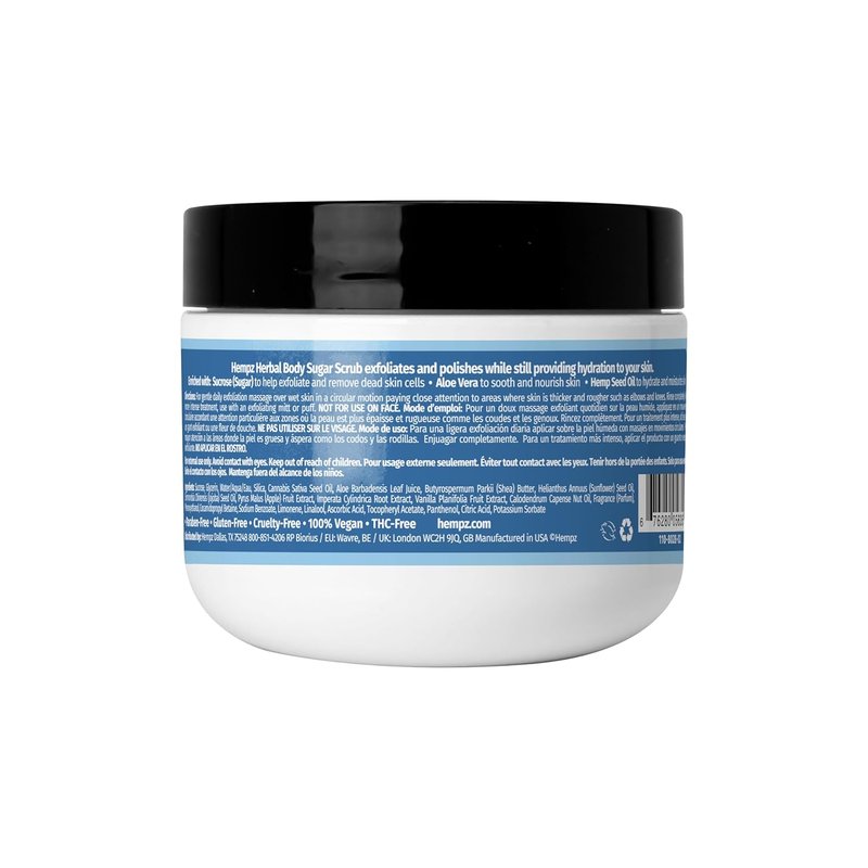 Hempz Mini Sugar Body Scrub - Triple Moisture Fresh Citrus | Travel Size 2 oz.