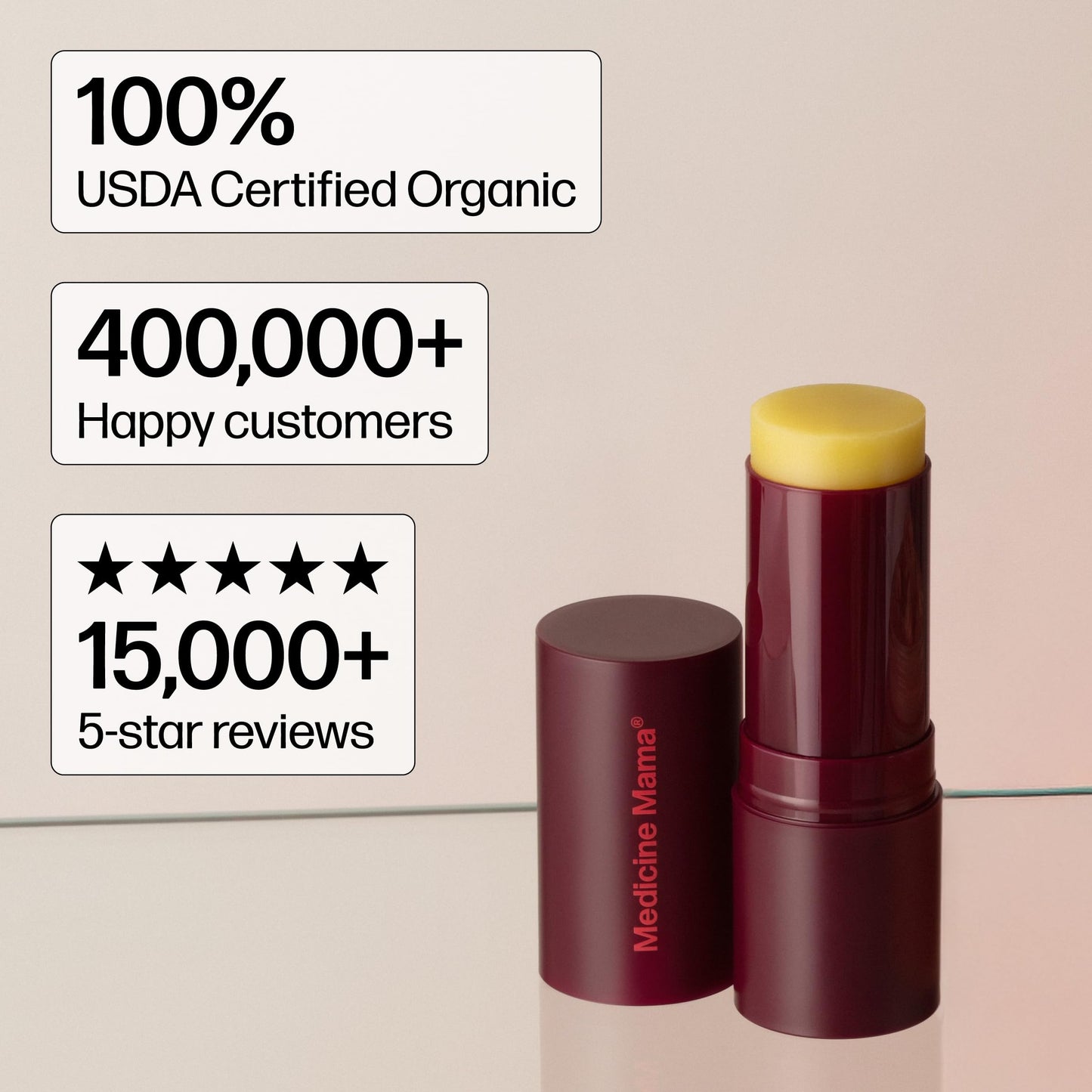 VMAGIC by Medicine Mama Lips Stick – Travel Size Organic Vulva Balm – Hormone Free Skin Care, Vaginal Moisturizer for Women – 15 ml