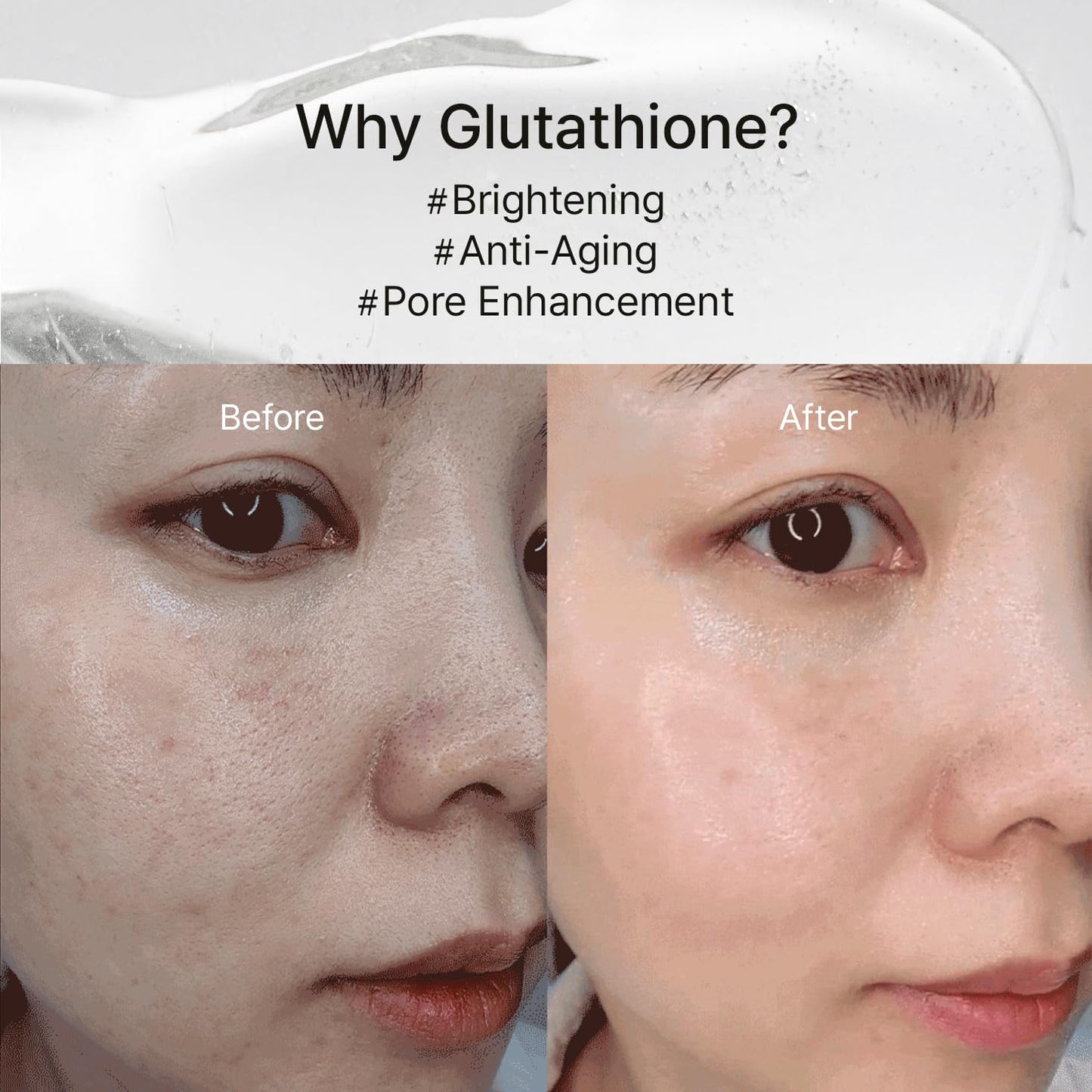 HOUSE OF B High-Purity Glutathione Face Film, 2-Step Overnight Collagen Hydrogel Face Mask for Glass Skin Glow, Elasticity, Hydrating, Firming, Moisturizing, Anti Aging, Korean Skin Care, 3g+22g x 1ea