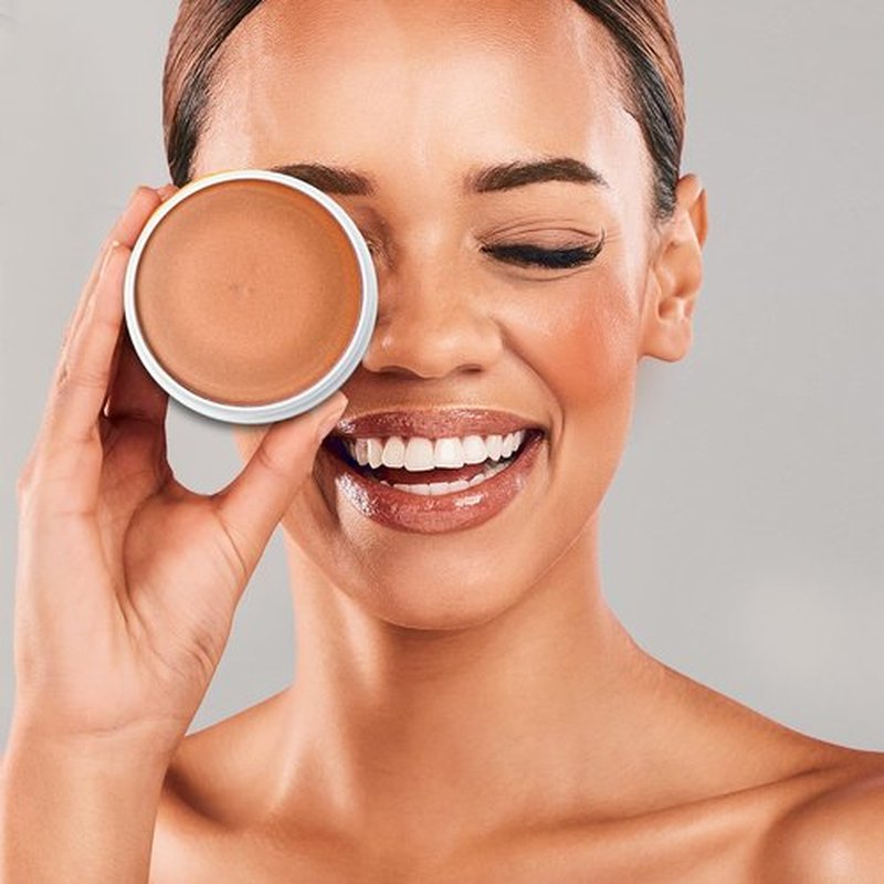 Lamu's Cosmetics Moisturizing Miracle Balm, Multi Glow Balm,Face Balm, Face Blush Cream Blush for Cheeks,Radiant Finish, Hydrating,Natural Glow,Shimmer Balm 50g/ 1.75 Oz(GOLDEN)
