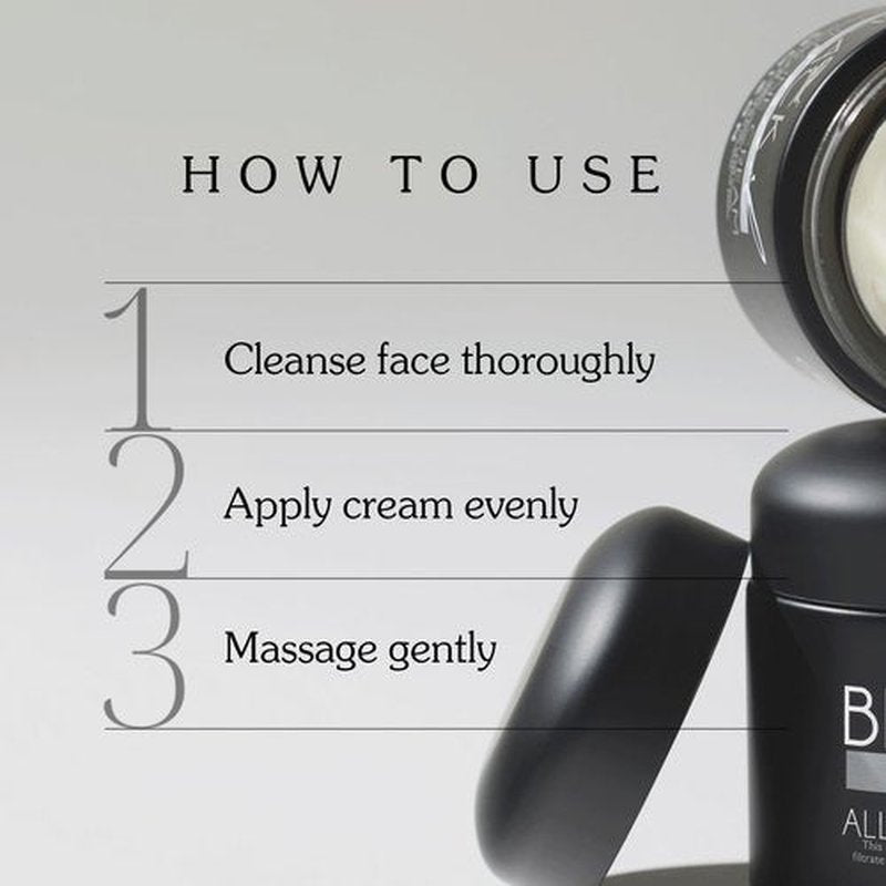 MIZON Black Snail All In One Cream, Premium, Snail Repair Cream, Intensive Care, Korean Skin Care, Facial Moisturizing, Snail Mucin Extract, Wrinkle Care, Firming (75ml / 2.54 fl oz)